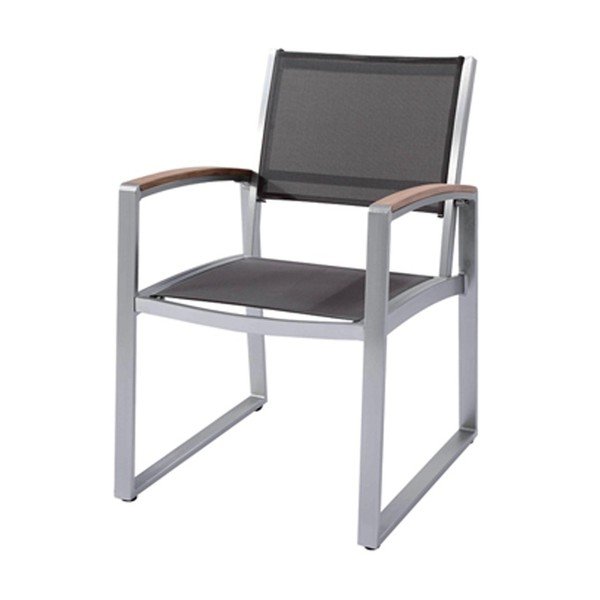 Sivé záhradné kreslo Ava – Garden Pleasure-image-1