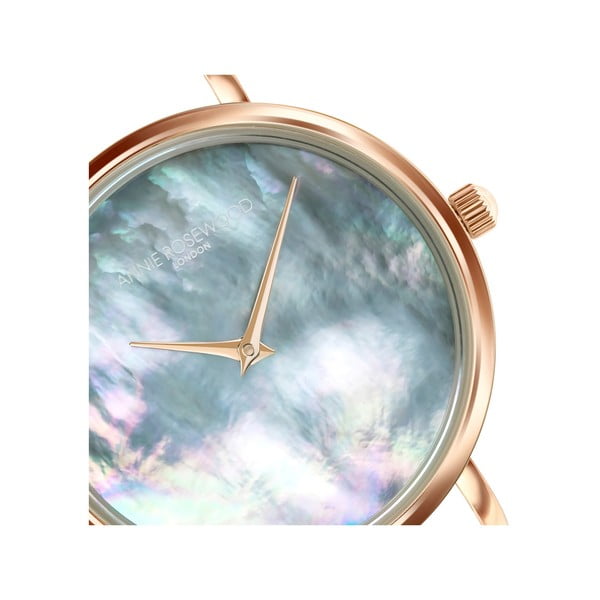 Dámske hodinky s antikoro remienkom Annie Rosewood Pearl Silver-image-1