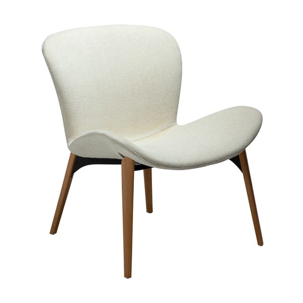 Krémové kreslo z textílie buklé Paragon – DAN-FORM Denmark