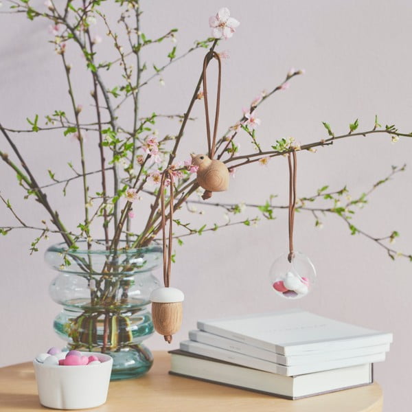 Drevená závesná vianočná dekorácia Kähler Design Nordic Tales-image-3