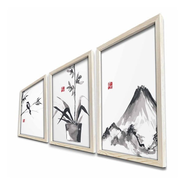 Obrazy v súprave 3 ks 38x53 cm – Wallity-image-2