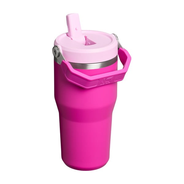 Ružová termoska z nehrdzavejúcej ocele 600 ml IceFlow™ Flip Straw 2.0 Tumbler Violet Blossom – Stanley-image-2