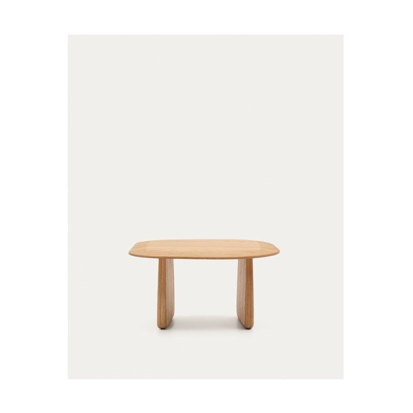 Odkladací stolík z dubového dreva 70x71 cm Pirita – Kave Home-image-2