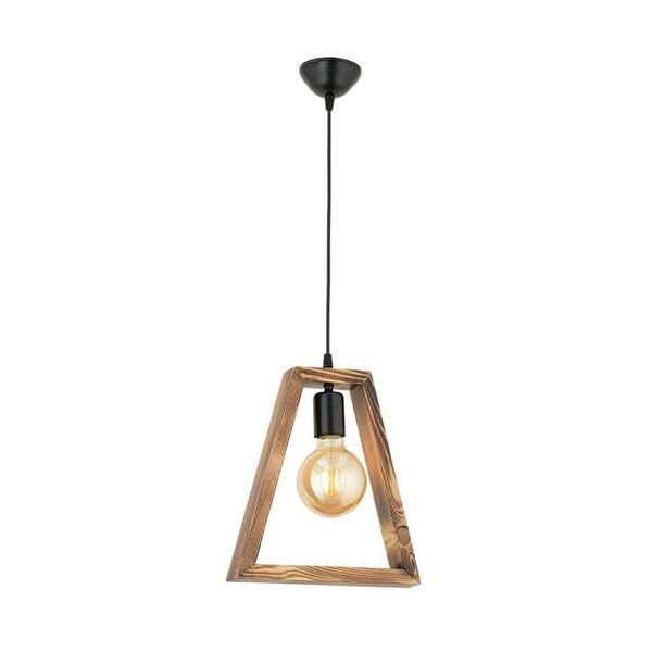 Závesné svietidlo z hrabového dreva Geometrik Triangle-image-3