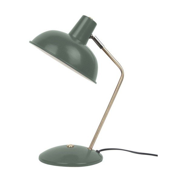 Tmavozelená stolová lampa Leitmotiv Hood