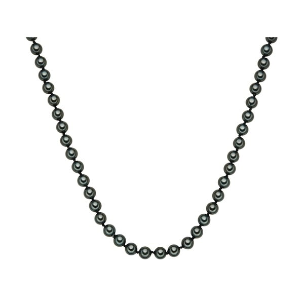 Perlový náhrdelník Muschel, zelené perly 0,8, dĺžka 40 cm