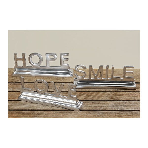 Dekorácia Hope Smile Love