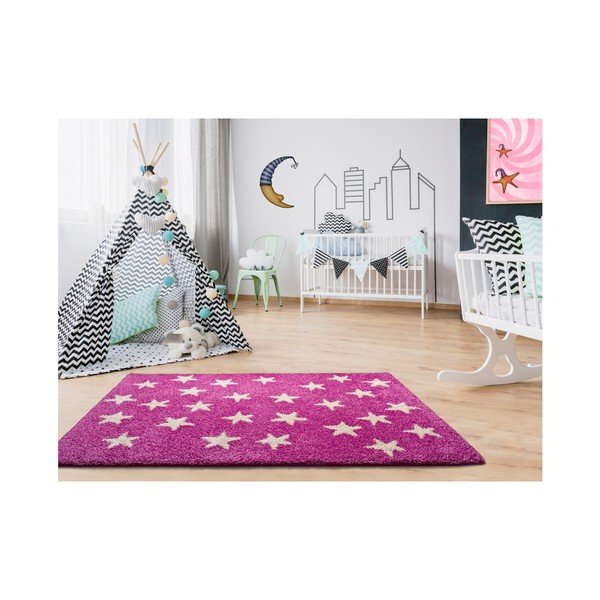Koberec Universal Cuore Rosa, 100 × 150 cm-image-1