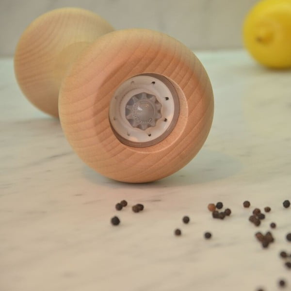 Malý čierny mlynček na korenie z dubového dreva Wireworks Grinder-image-1