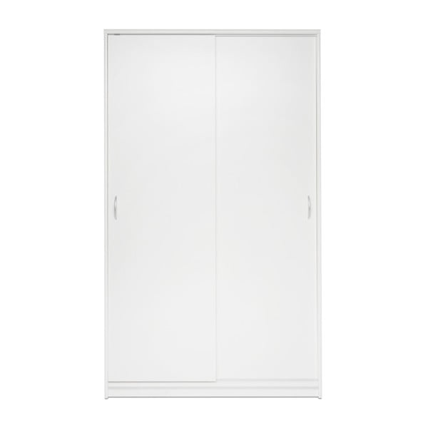 Biela skriňa s 2 posuvnými dverami Intertrade Kiel, šírka 109 cm