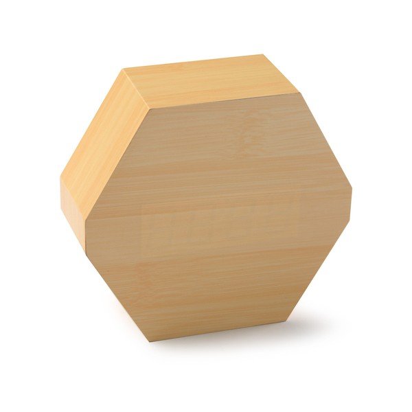 LED hodiny z bambusového dreva Versa Table Clock-image-1