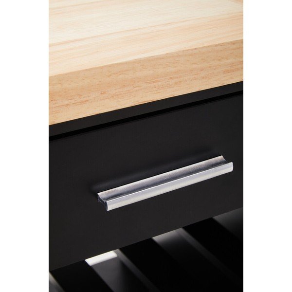 Servírovací stolík na kolieskach z kaučukového dreva 48x105 cm Frankfurt – Premier Housewares-image-3