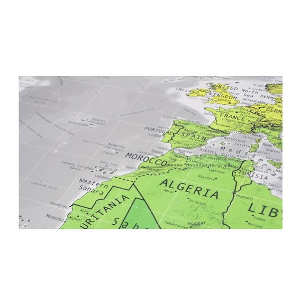 Zelená magnetická mapa sveta The Future Mapping Company Future Map, 101 × 58 cm-image-4