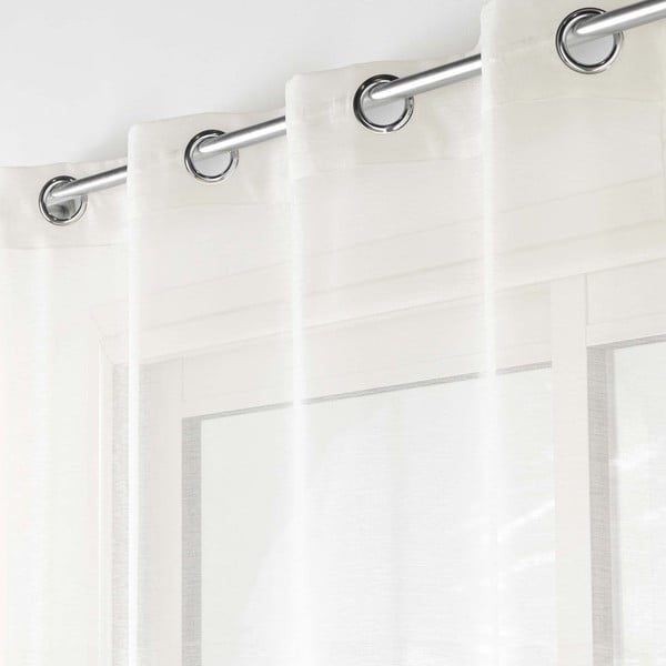 Krémová voálová záclona 140x240 cm Lissea – douceur d'intérieur-image-1