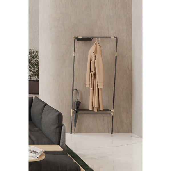 Čierna kovová predsieňová zostava Lean On Me – UMAGE-image-1