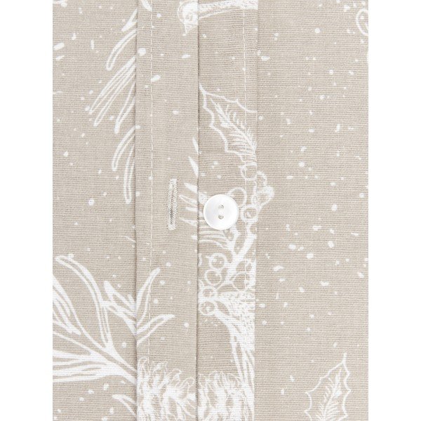 Béžové flanelové obliečky na jednolôžko Westwing Collection Animal Toile, 135 x 200 cm-image-3