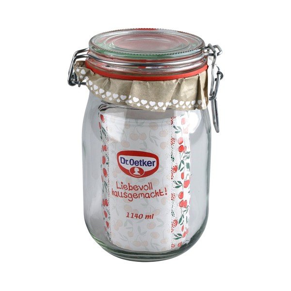Pohár s klipom a tesnením Dr. Oetker Jar, 1,14 l-image-3