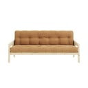 Horčicová rozkladacia pohovka 190 cm Grab Clear – Karup Design