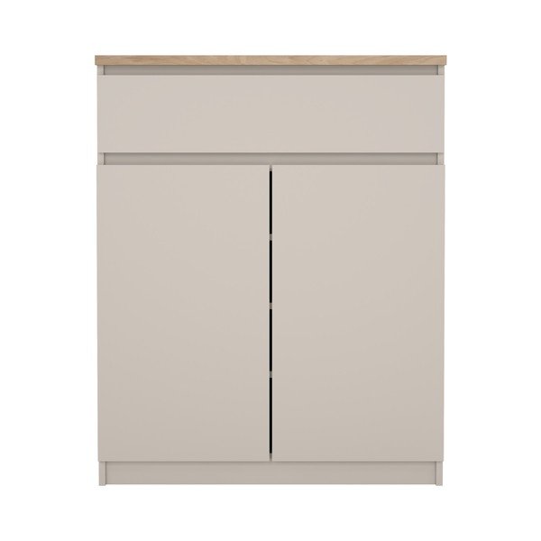 Krémovobiela komoda 80x100x40 cm Naia – Tvilum-image-3