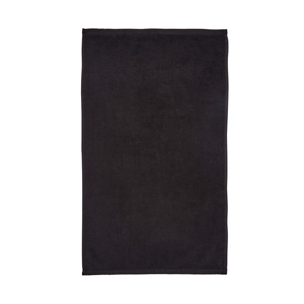 Čierny rýchloschnúci/froté bavlnený uterák 50x85 cm Quick Dry – Catherine Lansfield