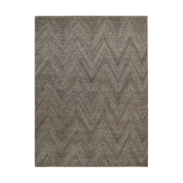 Sivý vlnený koberec The Rug Republic Taylor, 230 x 160 cm
