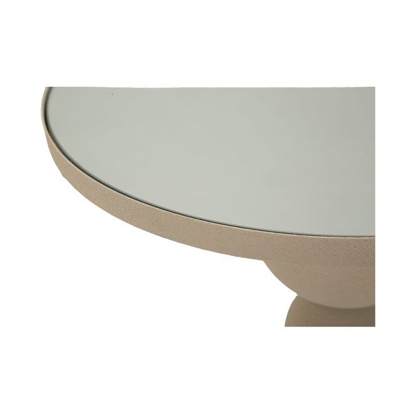 Okrúhly odkladací stolík so sklenenou doskou ø 40,5 cm Dune – Mauro Ferretti-image-3