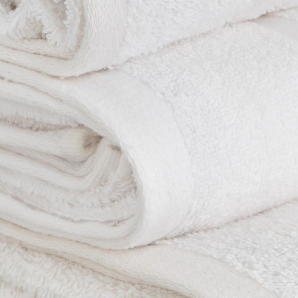 Biely froté bavlnený uterák 30x50 cm Simple – Casa Selección-image-3