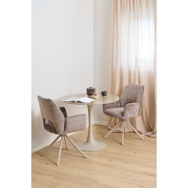 Okrúhly jedálenský stôl s keramickou doskou ø 90 cm Malta – Actona-image-1