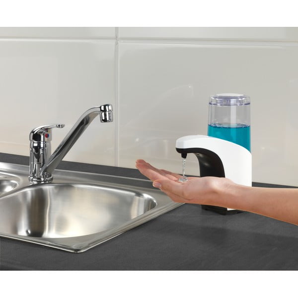 Biely zásobník na mydlo so senzorom Wenko-image-1