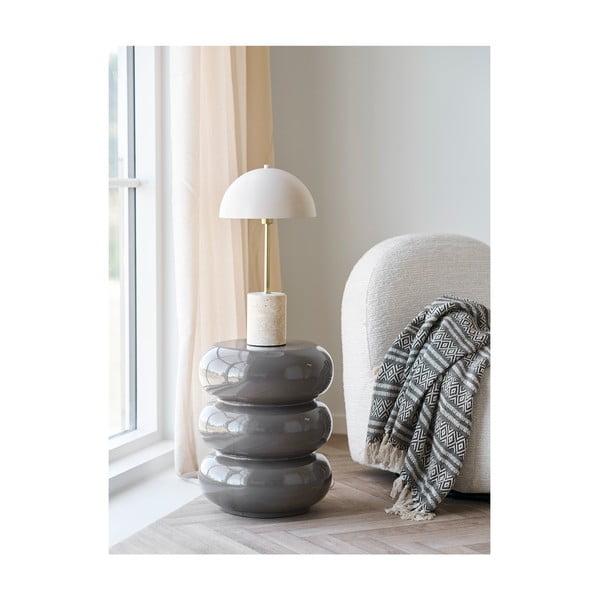 Hnedá deka z recyklovanej bavlny 130x180 cm Adana – House Nordic-image-1