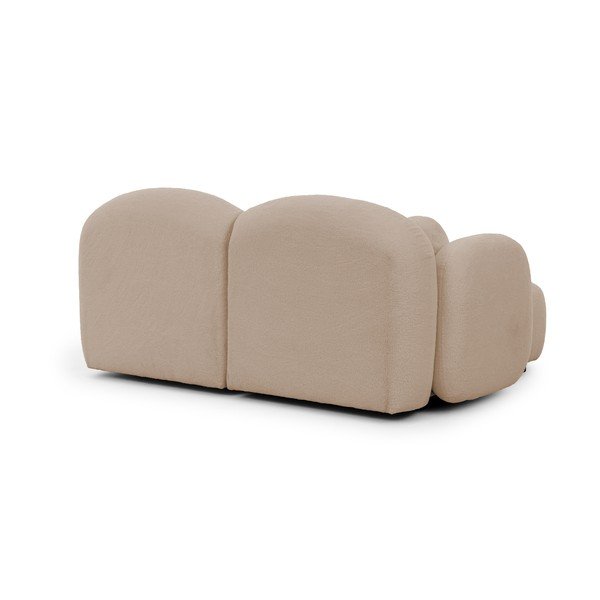 Svetlohnedá rohová pohovka z textílie buklé (ľavý roh/s leňoškou) Orbit – Ropez-image-3