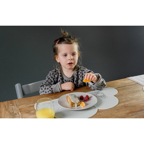 Sivé silikónové prestieranie Kindsgut Mouse, 49 x 27 cm-image-4