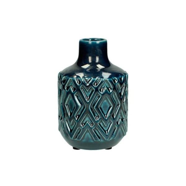 Modrá keramická váza HF Living, 12 cm
