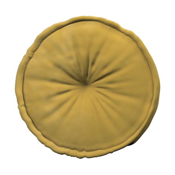 Sedací vak Posh Velvet - Yellow Tipi-image-1