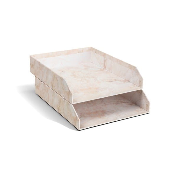 Kartónové organizéry v súprave 2 ks na dokumenty Hakan Paper Laminate – Bigso