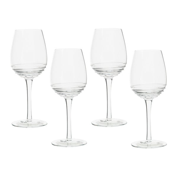 Sada 4 ručne fúkaných pohárov na biele víno Creative Tops Mikasa Ciara