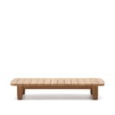 Záhradný odkladací stolík z tíkového dreva 70x140 cm Tirant – Kave Home