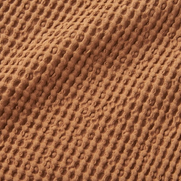 Hnedá bavlnená deka 150x200 cm Jaipur Chunky Waffle – Pineapple Elephant-image-3