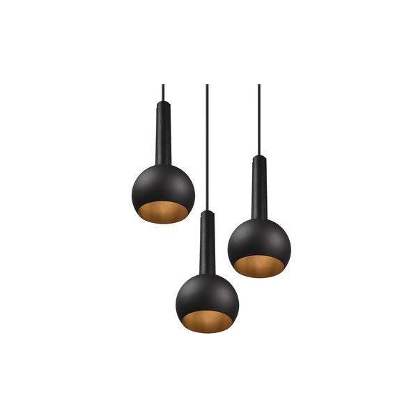 Čierne závesné svietidlo ø 52 cm Ciliana – CINQUE-image-1