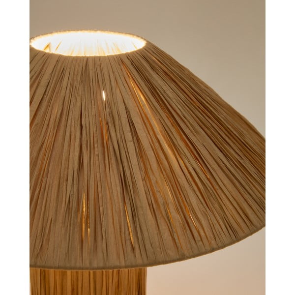 Stolová lampa v prírodnej farbe (výška 41 cm) Samse – Kave Home-image-4