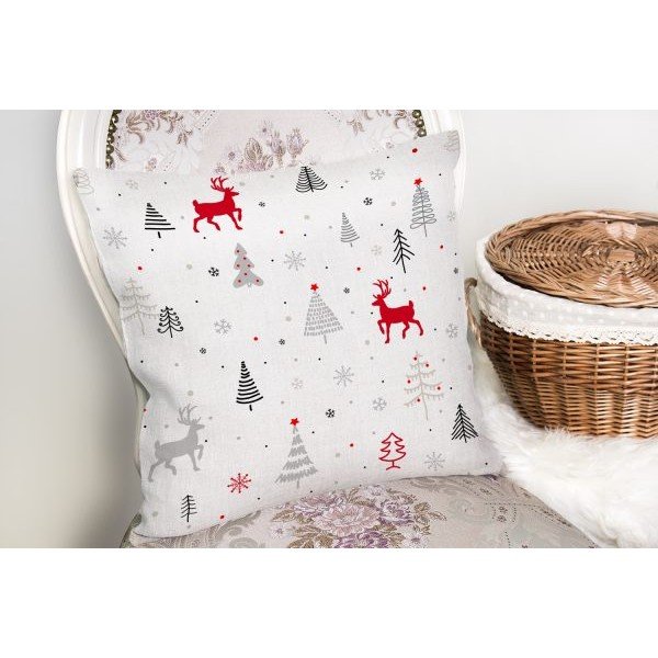 Obliečka na vankúš s vianočným motívom 43x43 cm Merry Christmas – Mila Home-image-1