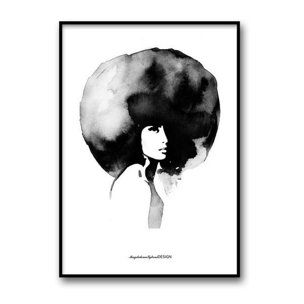 Autorský plagát Woman, 30x40 cm