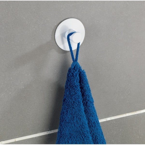 Biely samodržiaci nástenný háčik Wenko Savona-image-1