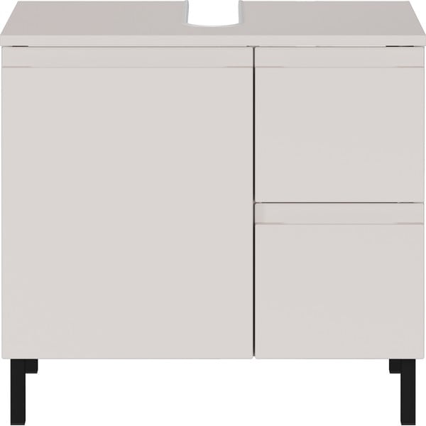 Krémová nízka skrinka pod umývadlo 60x56 cm Salinas – Germania