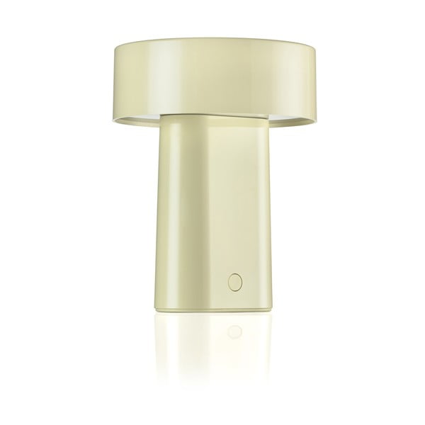 Svetlozelená plastová LED stolová lampa (výška 18 cm) Oblong – Zone