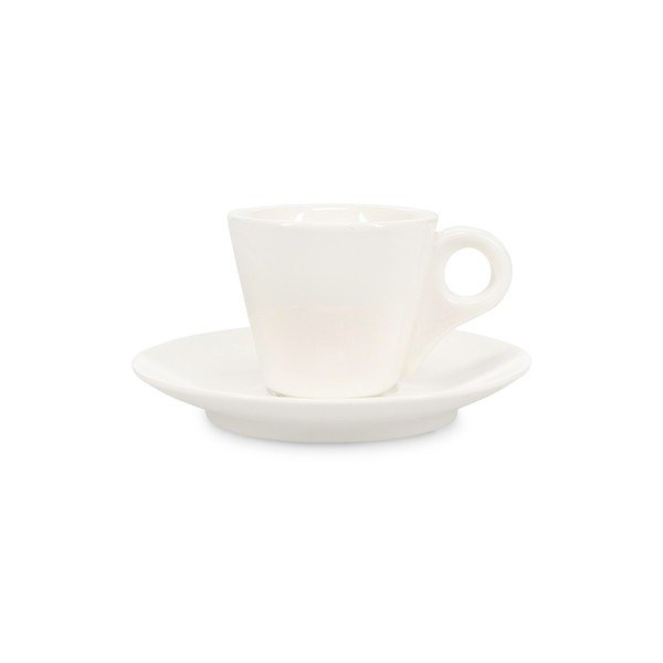 Biela porcelánová šálka na espresso 80 ml Barista – BonBistro-image-2