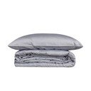 Sivé obliečky na dvojlôžko/predĺžené z bavlneného saténu 240x220 cm Elegant – Mijolnir