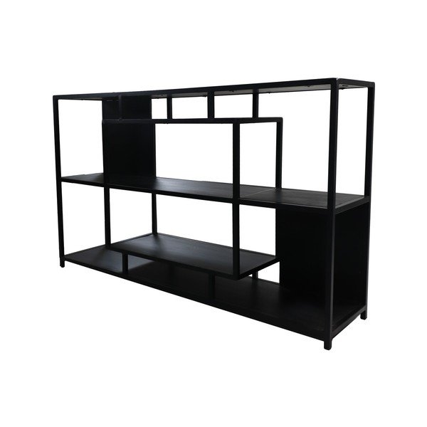 Čierny regál z mangového dreva 150x90 cm - HSM collection-image-1