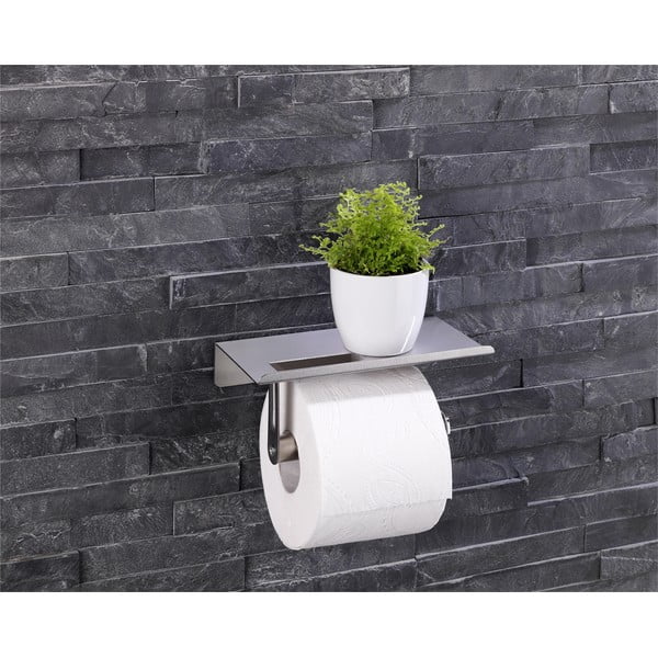 Samodržiaci držiak na toaletný papier z nehrdzavejúcej ocele - Maximex-image-4