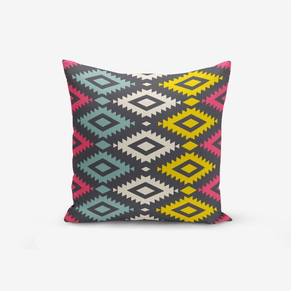 Obliečka na vankúš s prímesou bavlny Minimalist Cushion Covers Colorful Geometric, 45 × 45 cm